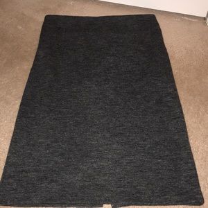 LOFT Charcoal Grey midi pencil skirt!